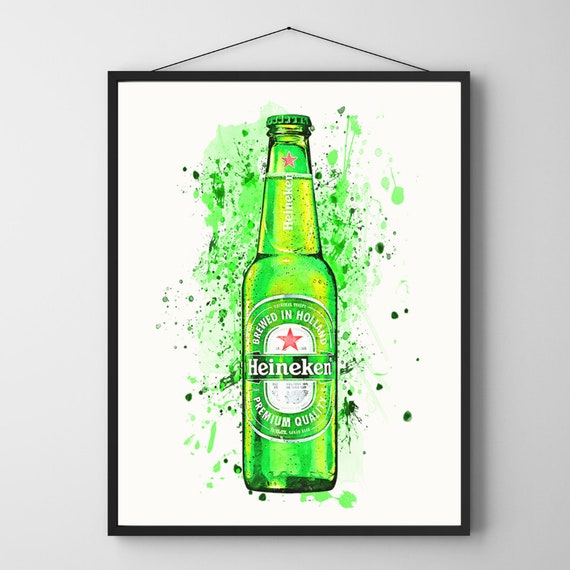 Beer Bottle Wall Art Splatter Print - Beer Bottle Wall Art Beer Bottle Wall Art Splatter Print - Beer Bottle Wall Art