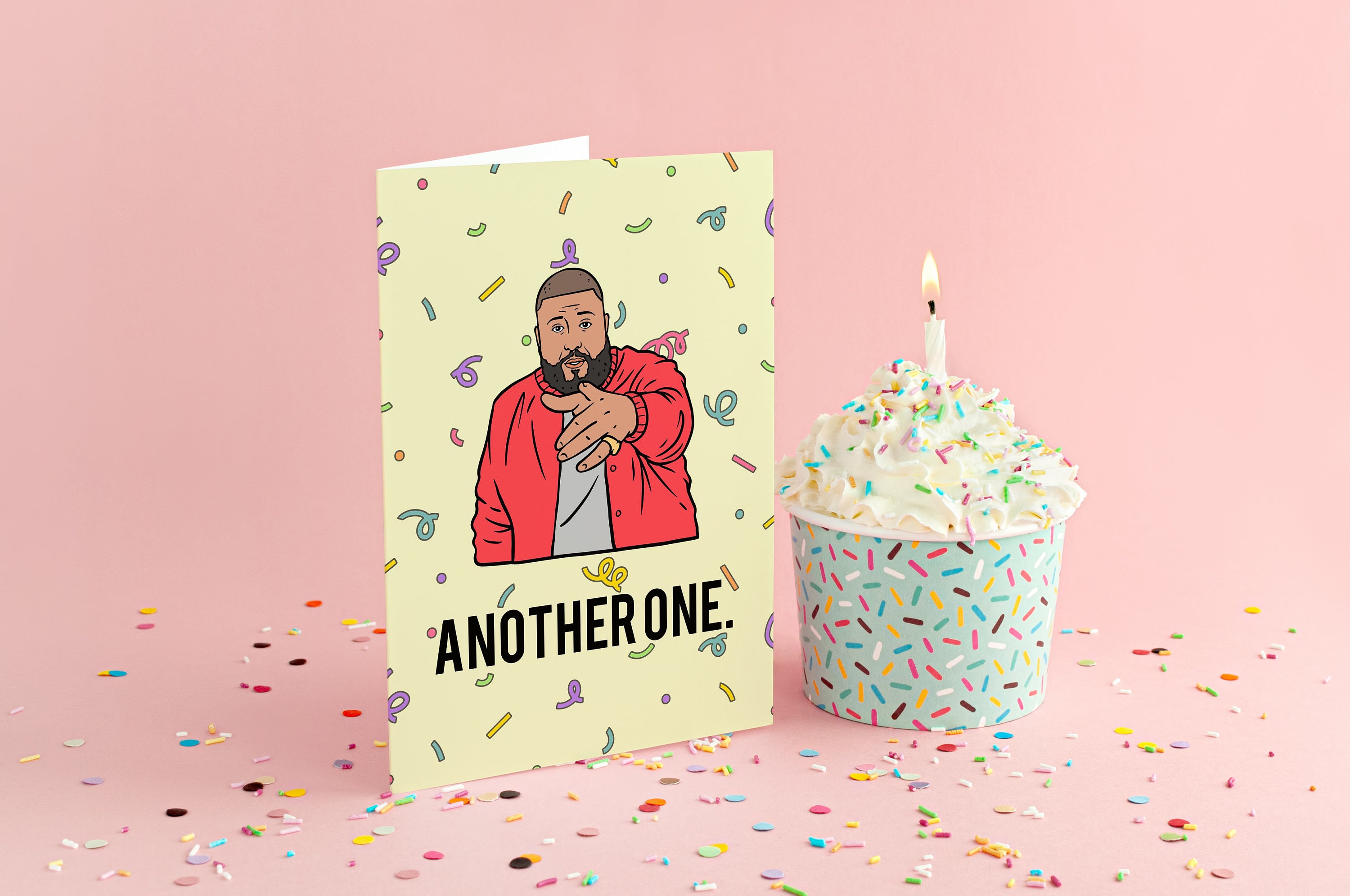 DJ Khaled, Funny Congrats Card, Congratulations you played yourself, cheeky  card, hip hop cards - 91A