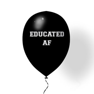 Educated AF Balloon | Graduation Balloon | Funny Graduation Balloon | 2024 Grad | Class of 2024 | PHD Graduate | Masters Graduate | Balloons