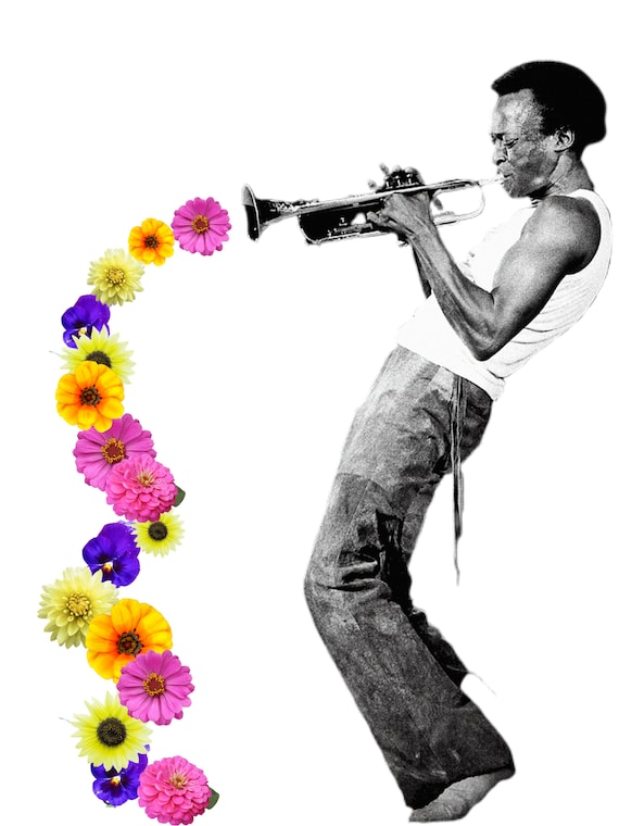 Miles Davis Collage Art Print: Musical Inspiration