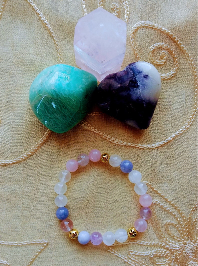 Crystal Healing Bracelet Gift for Her Bridesmaids Gift Etsy