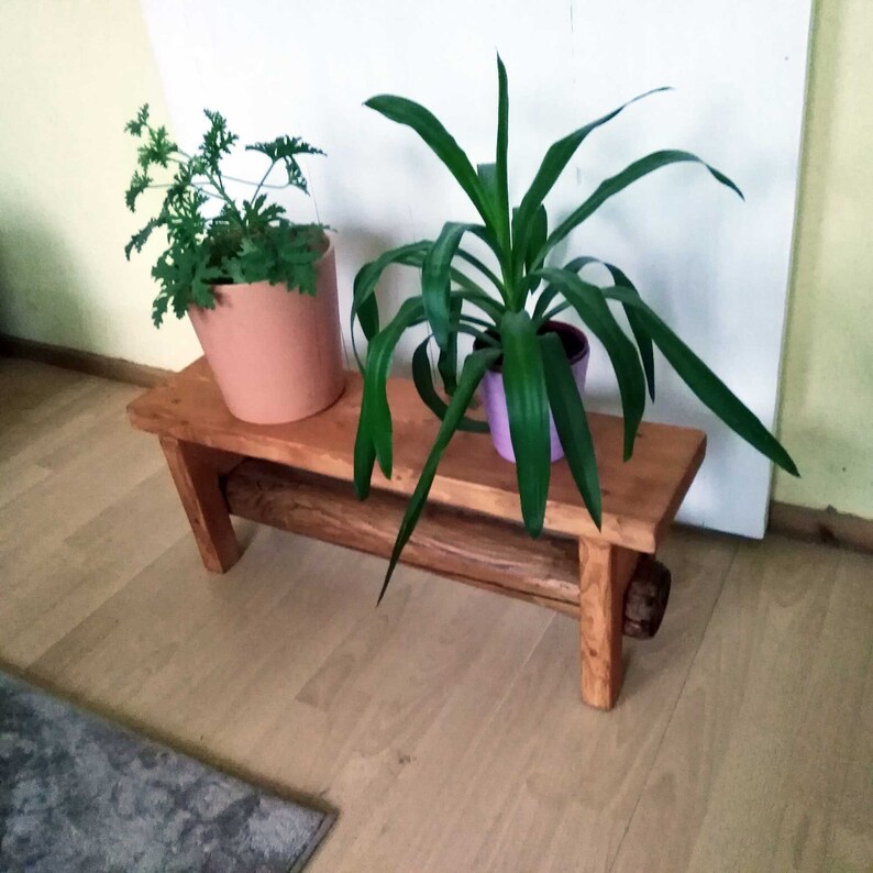 Blumenbank Holzbank für Drinnen & Draußen Gartenbank | Etsy