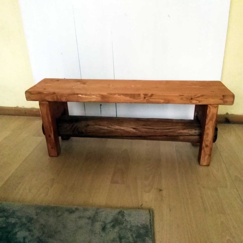 Blumenbank Holzbank für Drinnen & Draußen Gartenbank | Etsy