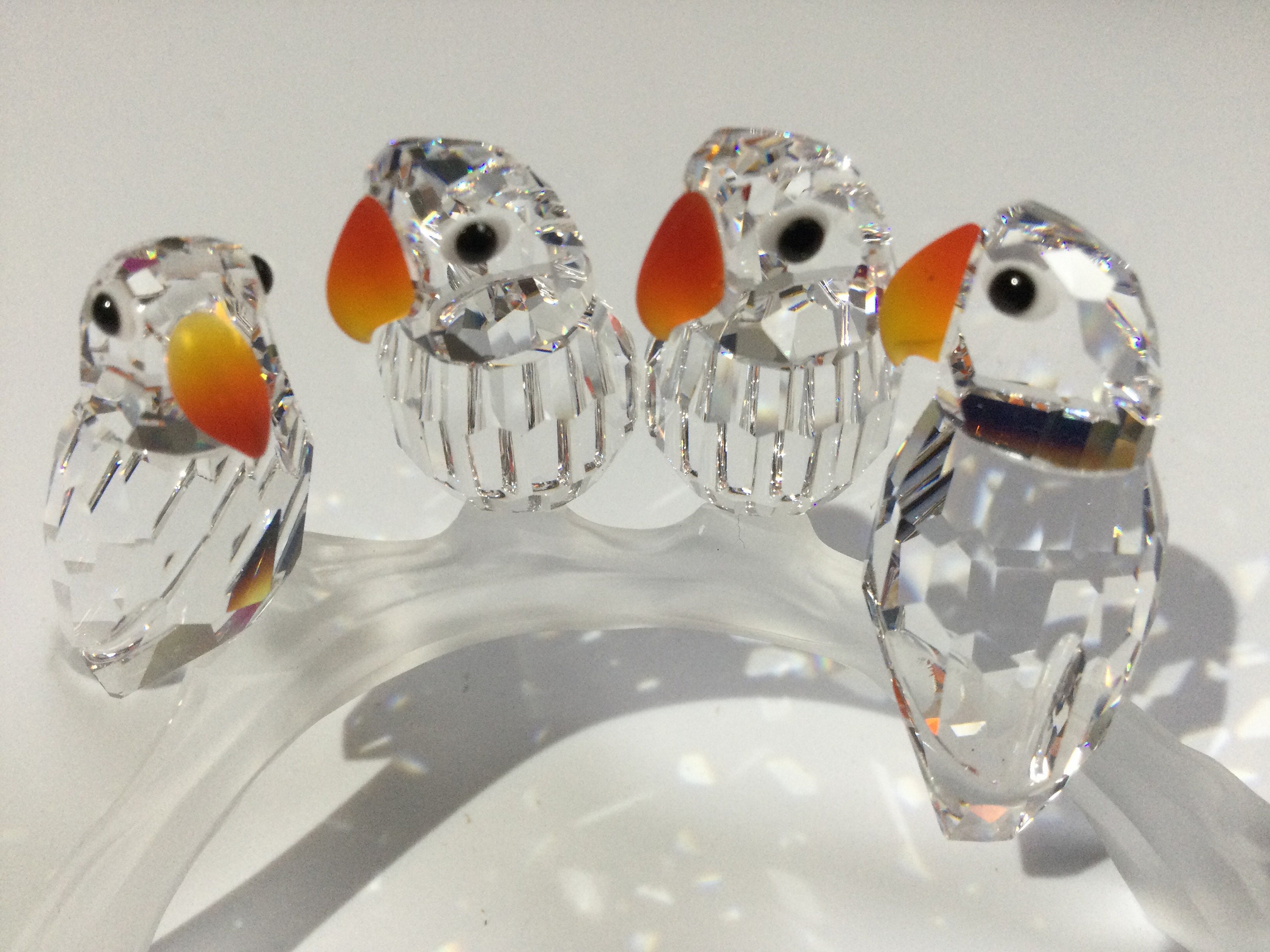 Swarovski Crystal 4 LOVE BIRDS auf Branch ruhestand Etsy