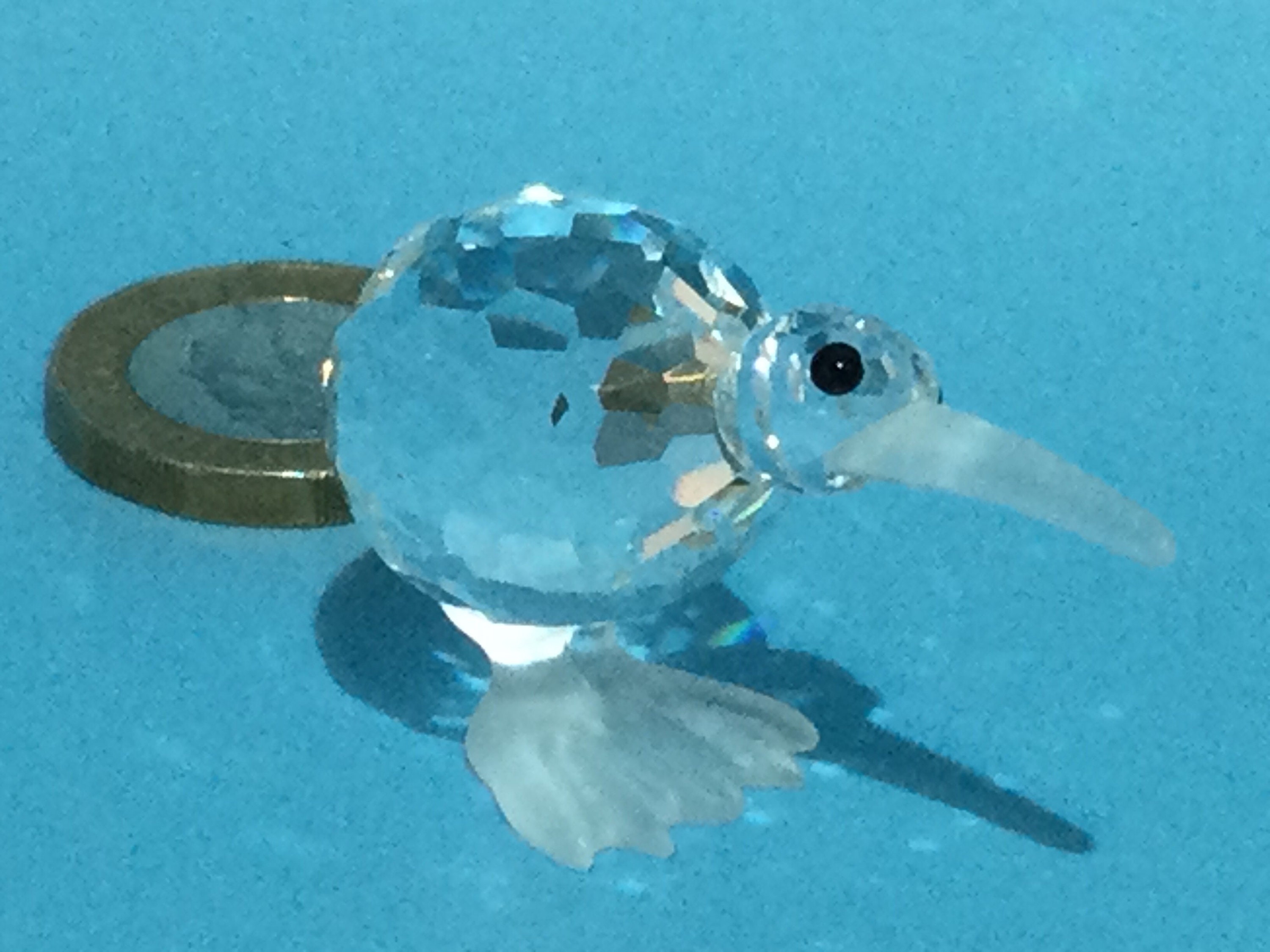 boxed swarovski crystal kiwi 160797 retired etsy