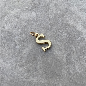 Initial Letter Pendant Only - 18k Gold Plated | Personalised Necklace, Jewellery Name, Initial Pendant Necklace, Initial Charm