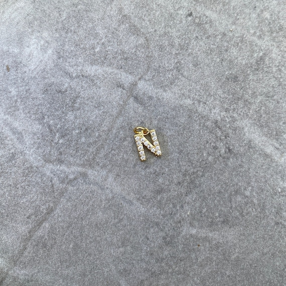 Initial Letter Pendant Only - 18k Gold Plated | Personalised Necklace, Jewellery Name, Initial Pendant Necklace, Initial Charm