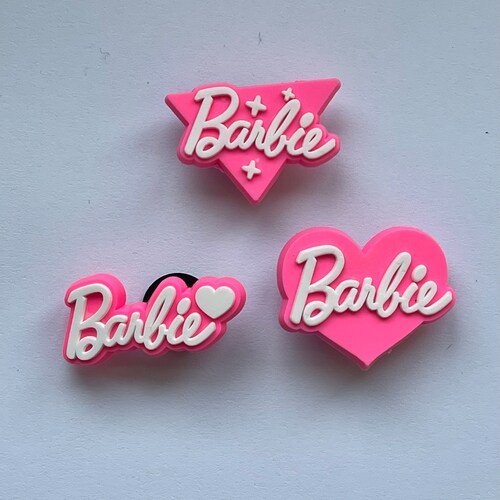 Barbie Croc Charms Croc Jibbitz Croc Pin Badge Pink Etsy
