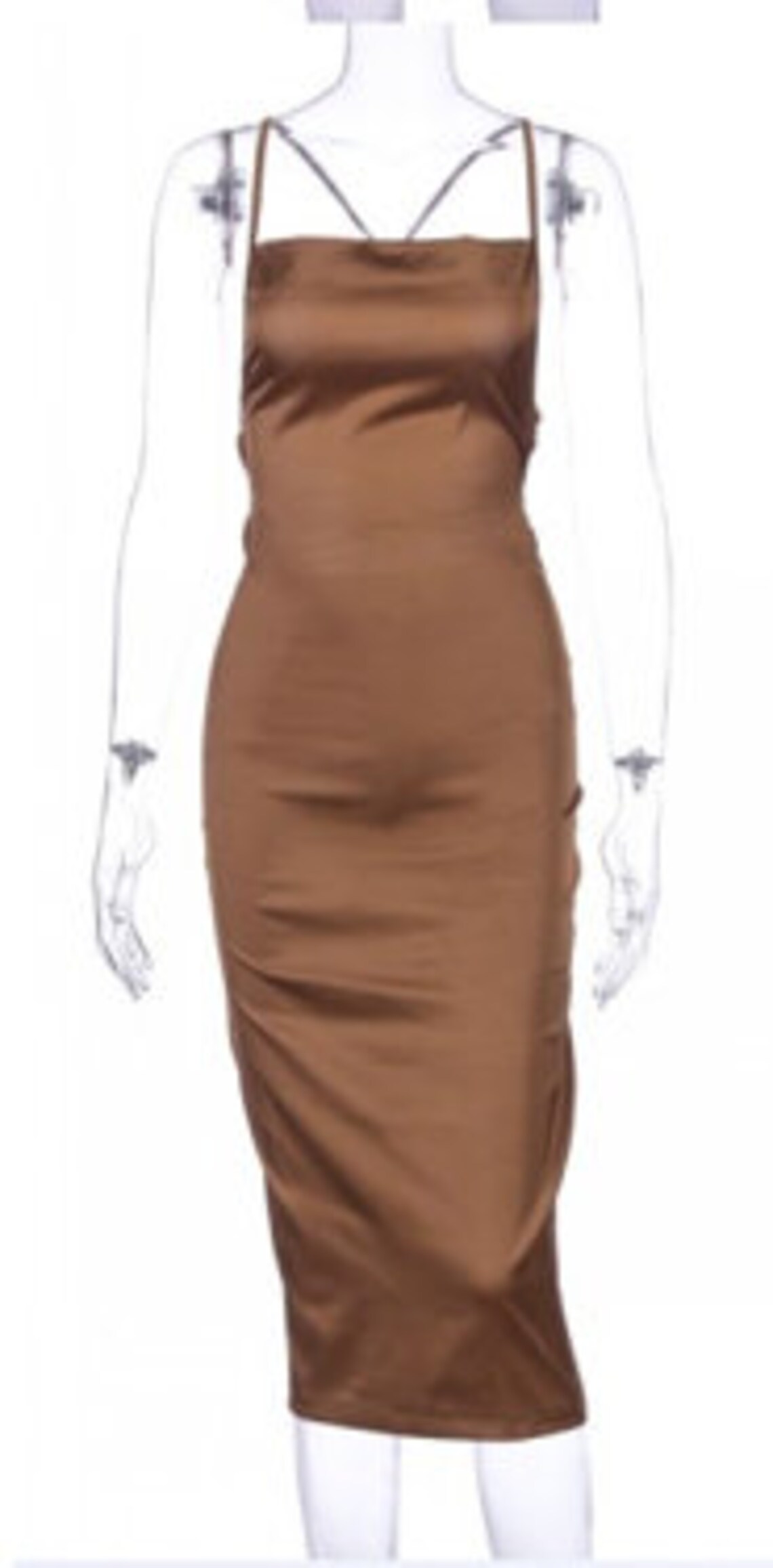 Slip Dress Spaghetti Strap Satin Dress Satin Slip Dress Etsy