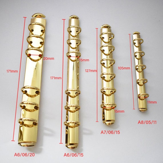 GOLD KRAUSE RINGS A6-20mm A6-15mm A7-15mm A8-11mm Personalized