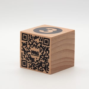 Código QR QUBE Haya 4 x 4 cm - Menús escaneables - Restaurantes - Bares - B&B - Hoteles - PUB Placeholder - Totalmente personalizable