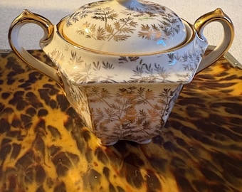 Dekorative Vintage Sadler Zuckerdose