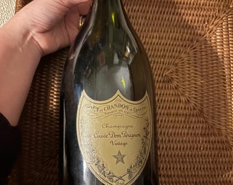 Dom Perignon Vintage 2000 Empty Champagne Bottle Gift Box French