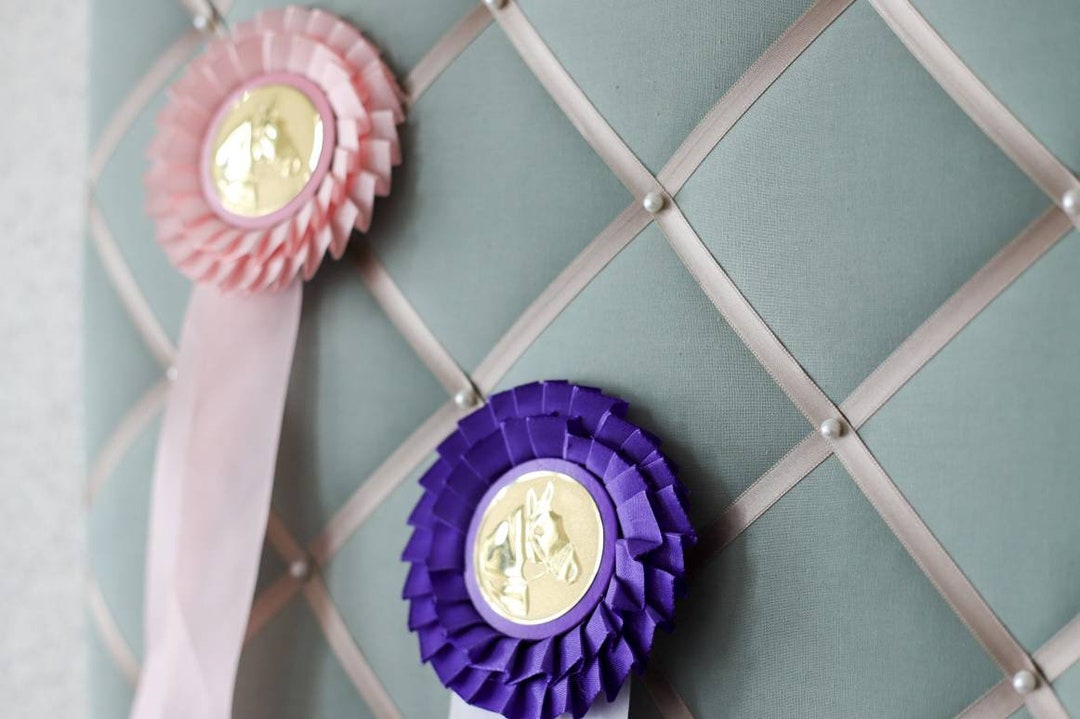 Note Board With Ribbon Ribbon Board, Ribbon Board, Memo Board, Pinboard - Jade, Tournament ...