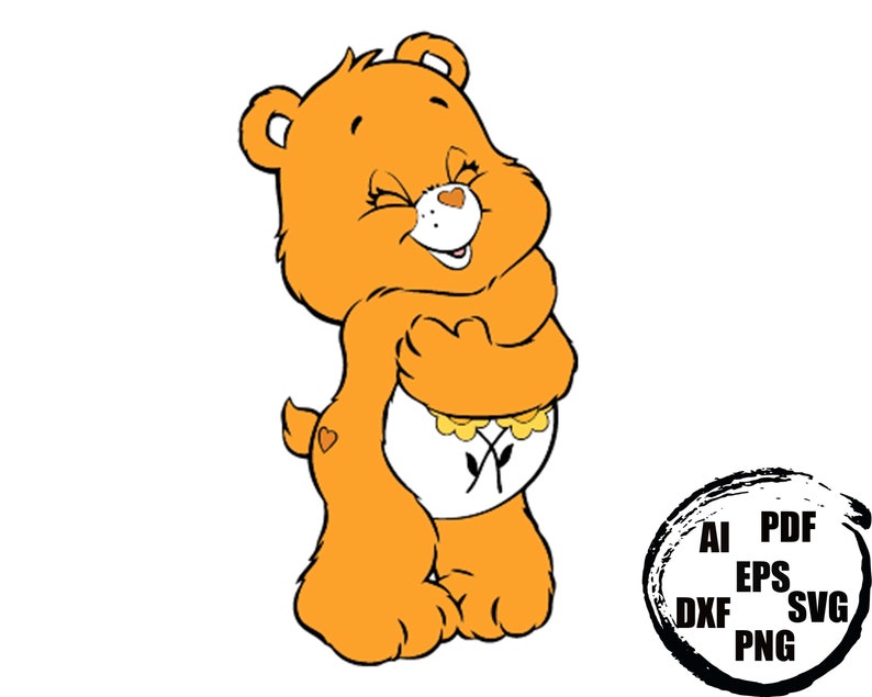 1 care bears Friend Bear sticker svg png pdf ai eps grumpy love a lot secret bear sunshine daydream bedtime secret best party shirt