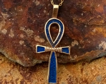 Key of Life Pendant, Ankh, Egyptian Cross, Egyptian Amulet, Ancient Egyptian Jewelry, Egyptian Jewelry, Antique Jewelry, Vintage Jewelry