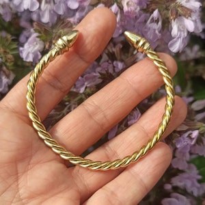 Pulsera celta trenzada, torques, pulsera celta, joyería celta, joyería antigua, joyería vintage, torques, joyería vintage