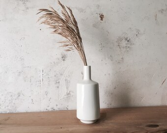 White porcelain vase