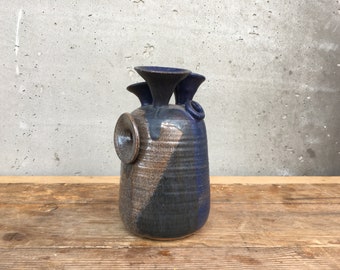 Unique multi-mouthed studio pottery vase