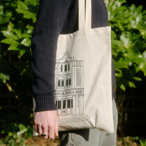 Leeds Tote Bag of Hyde Park Picture House Print Etsy Canada