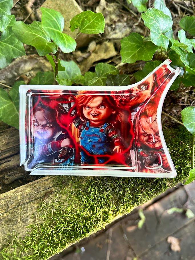 Chucky themed mini Rolling tray