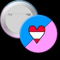 ABDL Pride Logo - Pinback Button, Magnet, Keychain, Mirror, Ponytail holder, Zipper Pull, Bookmark Paperclip