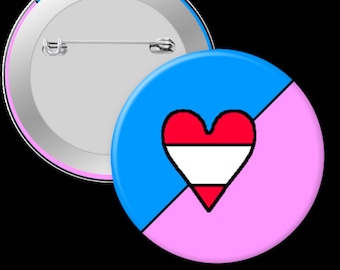 ABDL Pride Logo - Pinback Button, Magnet, Keychain, Mirror, Ponytail holder, Zipper Pull, Bookmark Paperclip
