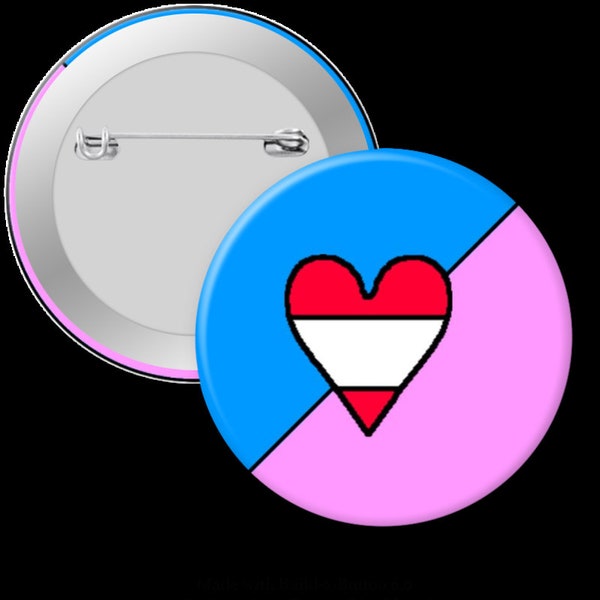 ABDL Pride Logo - 2.25in Pinback Button, Magnet or Keychain