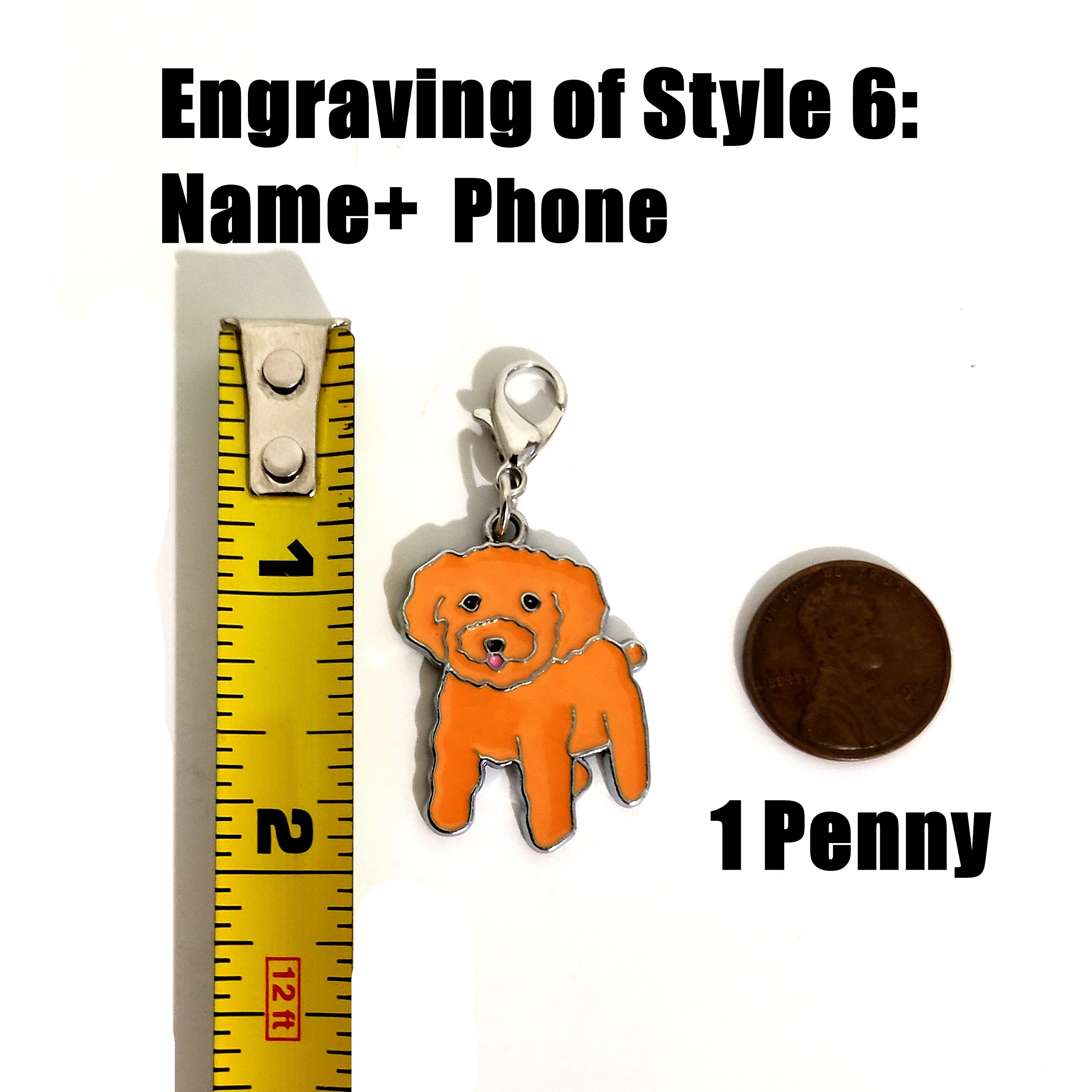 Personalized Dog Name Tag Engraved Tag Collar ID Tag Etsy