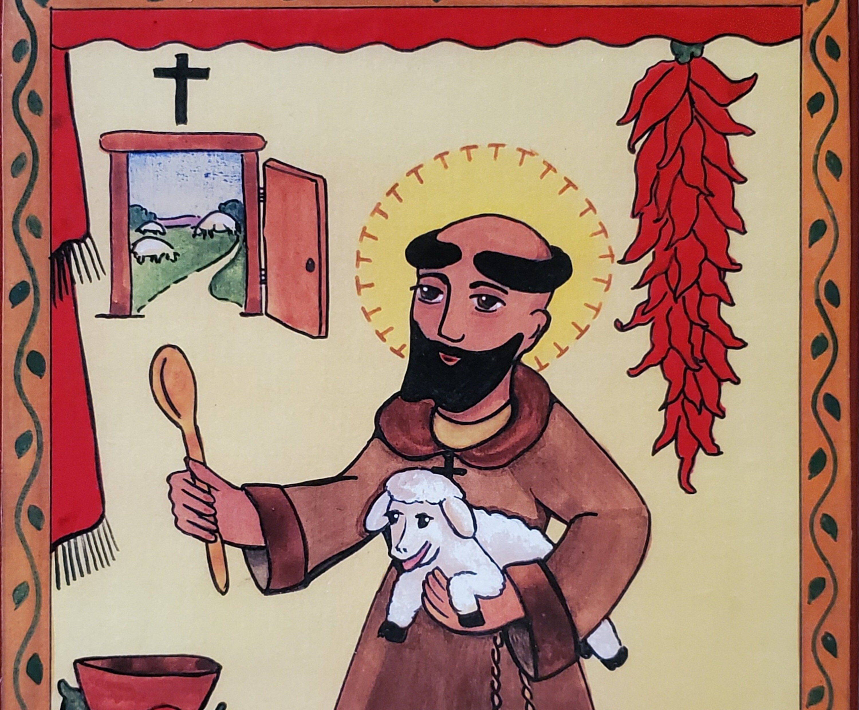 San Pascual retablo patrón de cocinas cocinas pastores de | Etsy