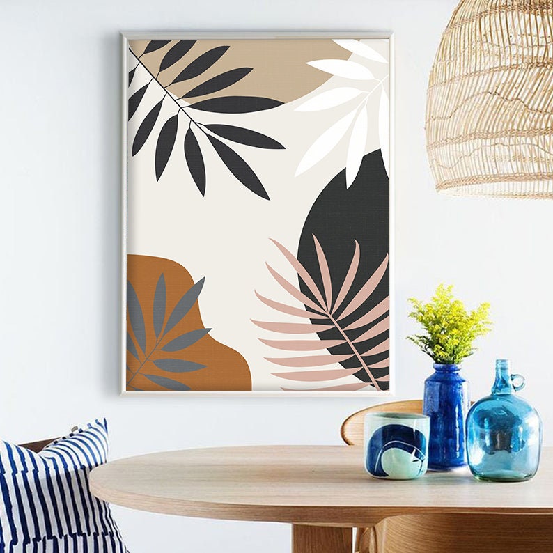 Set of 2 Prints Abstract Art for Gallery Wall Printable Etsy India