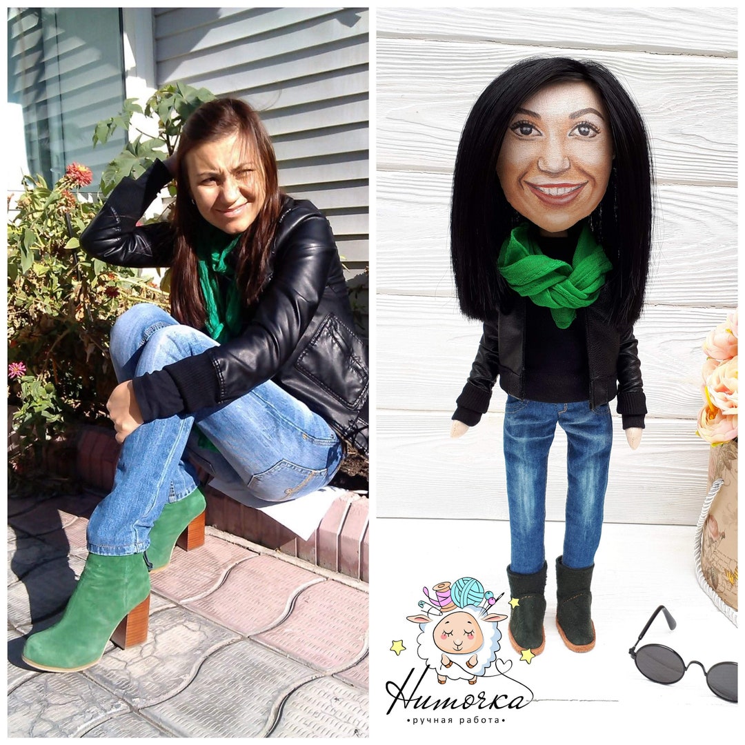 Doll From Photo Selfie Doll Lookalike Doll Custom Portrait Etsy