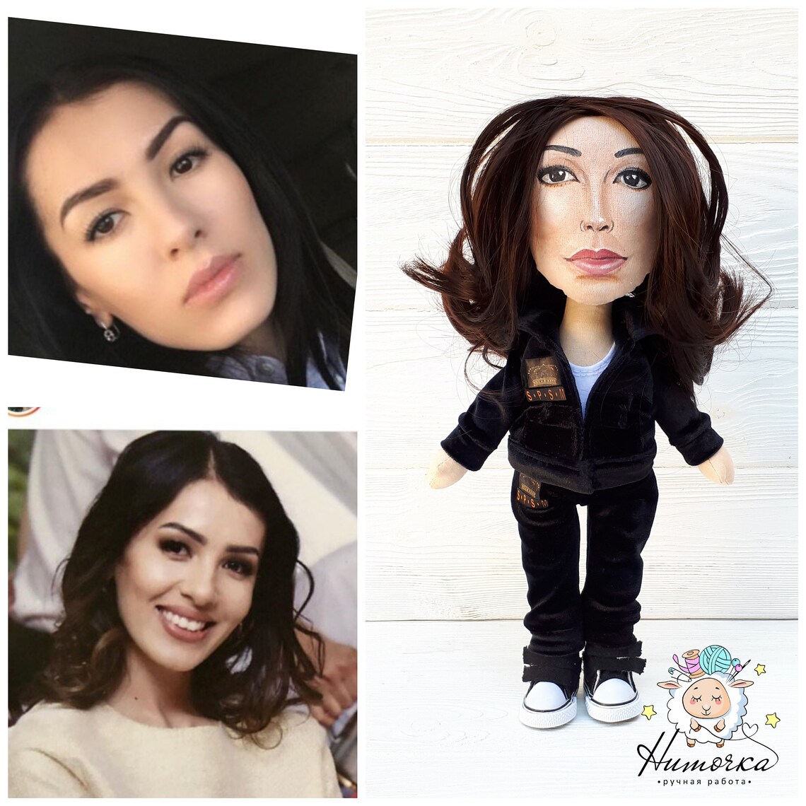 Portrait Doll Lookalike Doll Selfie Doll Custom Portrait Doll Etsy