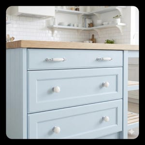 Weiße Porzellanschrankknäufe, Chrombasis, Shabby Chic-Küchenbeschläge, Schubladenknäufe im Landhausstil