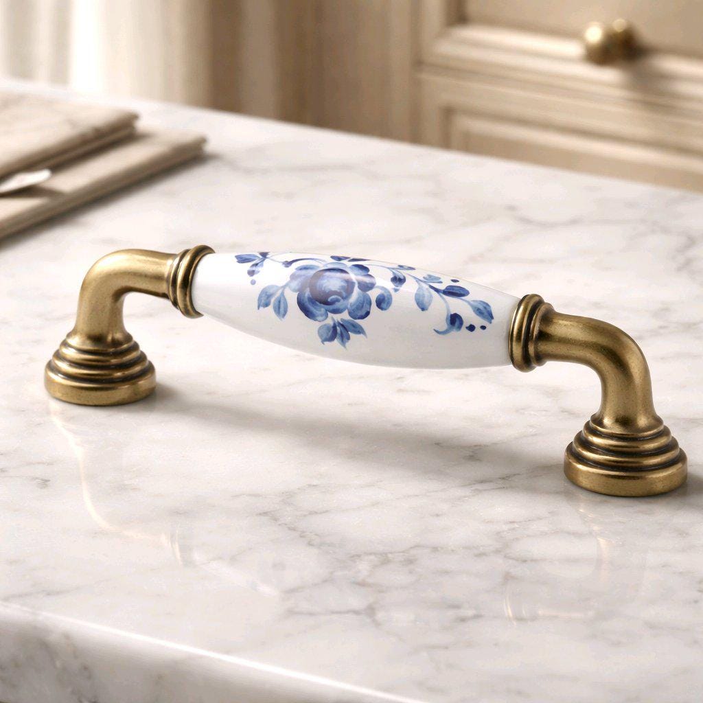 6 Hardware Styles to Pair With Deep-Blue Shaker Cabinets 6 Hardware Styles to Pair With Deep-Blue Shaker Cabinets