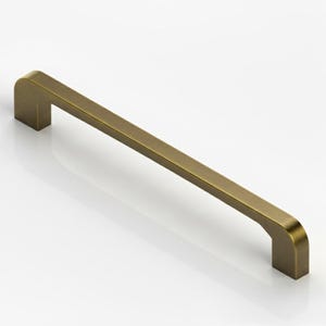 Modern Slim Cabinet Pulls for Kitchen Remodel, Minimalist Furniture Handles, Sleek Dresser Drawer Pulls in Gold Black Chrome & Satin Nickel
