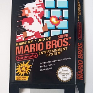 Nintendo Nes Super Mario Bros Box