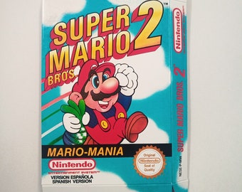 Nintendo Nes Super Mario Bros 2 box
