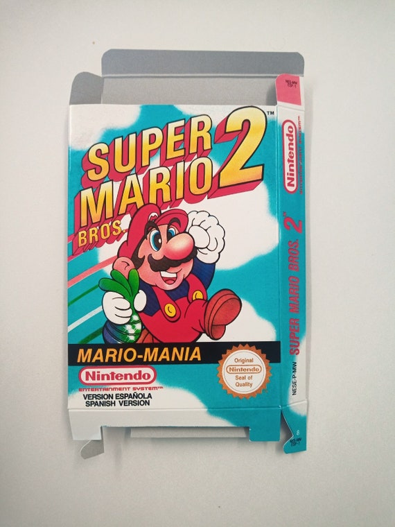 Nintendo Nes Super Mario Bros 2 Box - Etsy Denmark