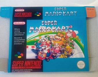 Super Nintendo Super Mario Kart FR-UK box