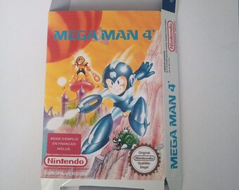 Nintendo Nes Megaman 4 box