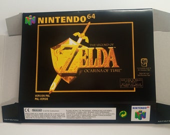 Nintendo 64 Zelda Ocarina of Time FR box