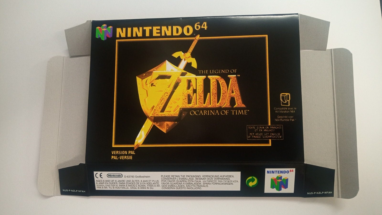 Zelda Ocarina Of Time Nintendo 64 N64 PAL 