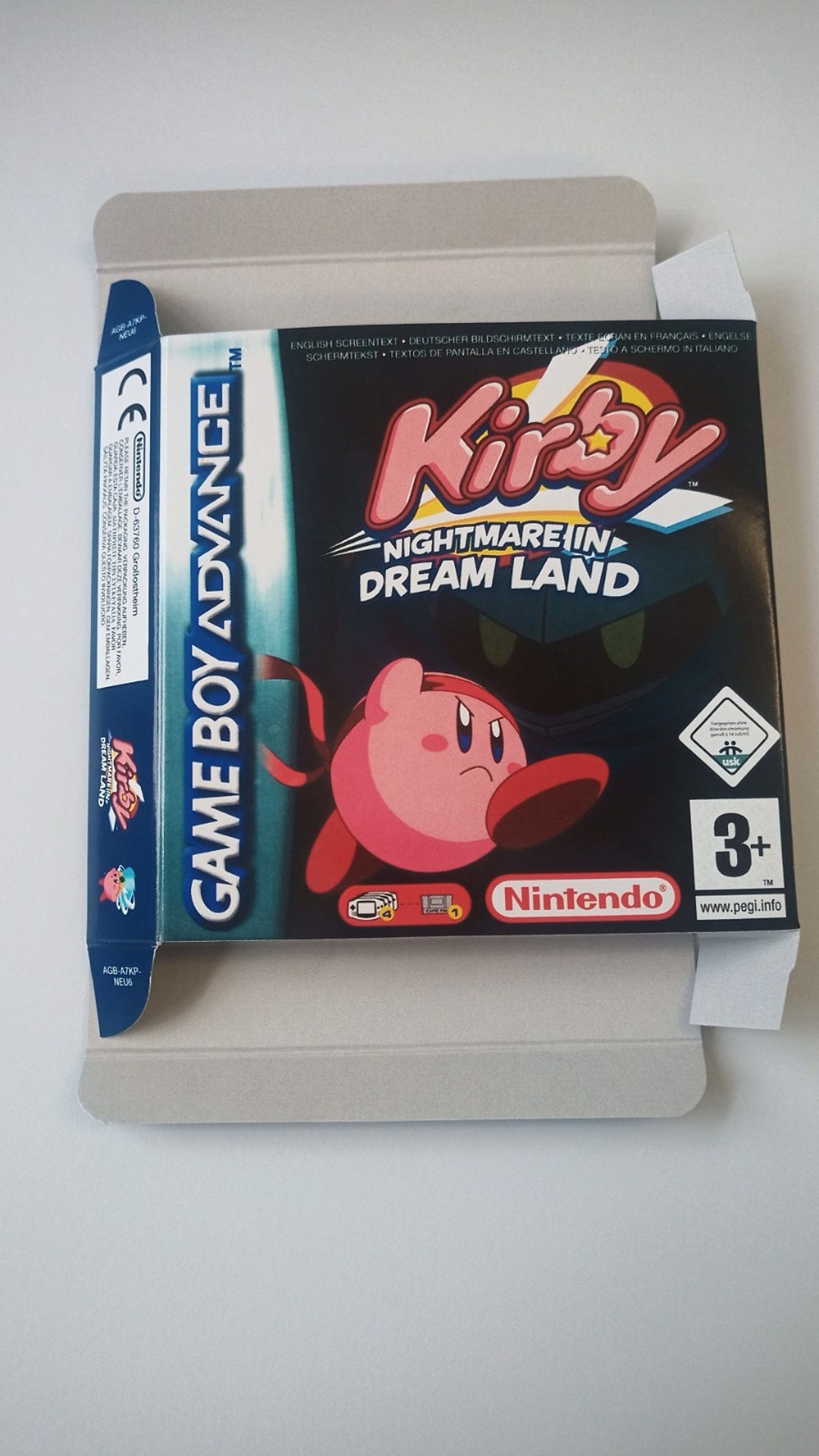 Kirby: Nightmare in Dream Land, Game Boy Advance, Games