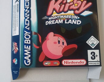 Game Boy Advance Kirby Nightmare in Dream Land box