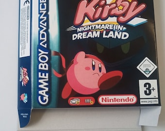 Game Boy Advance Kirby Nightmare in Dream Land box