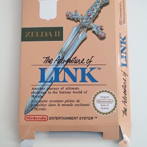 Nintendo Nes Zelda 2 II box