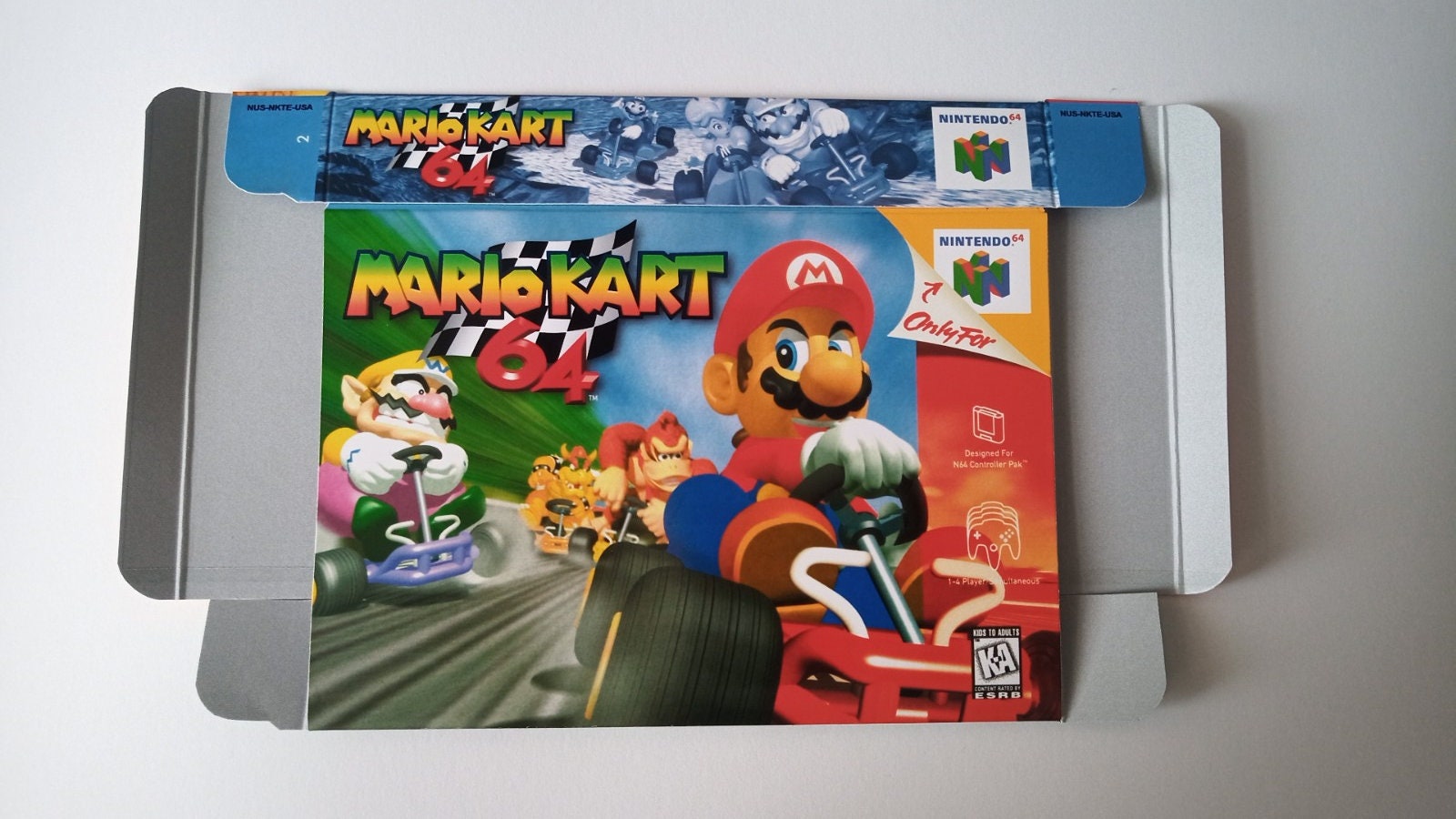 apparat hovedvej Drastisk Nintendo 64 Mario Kart 64 USA Box - Etsy