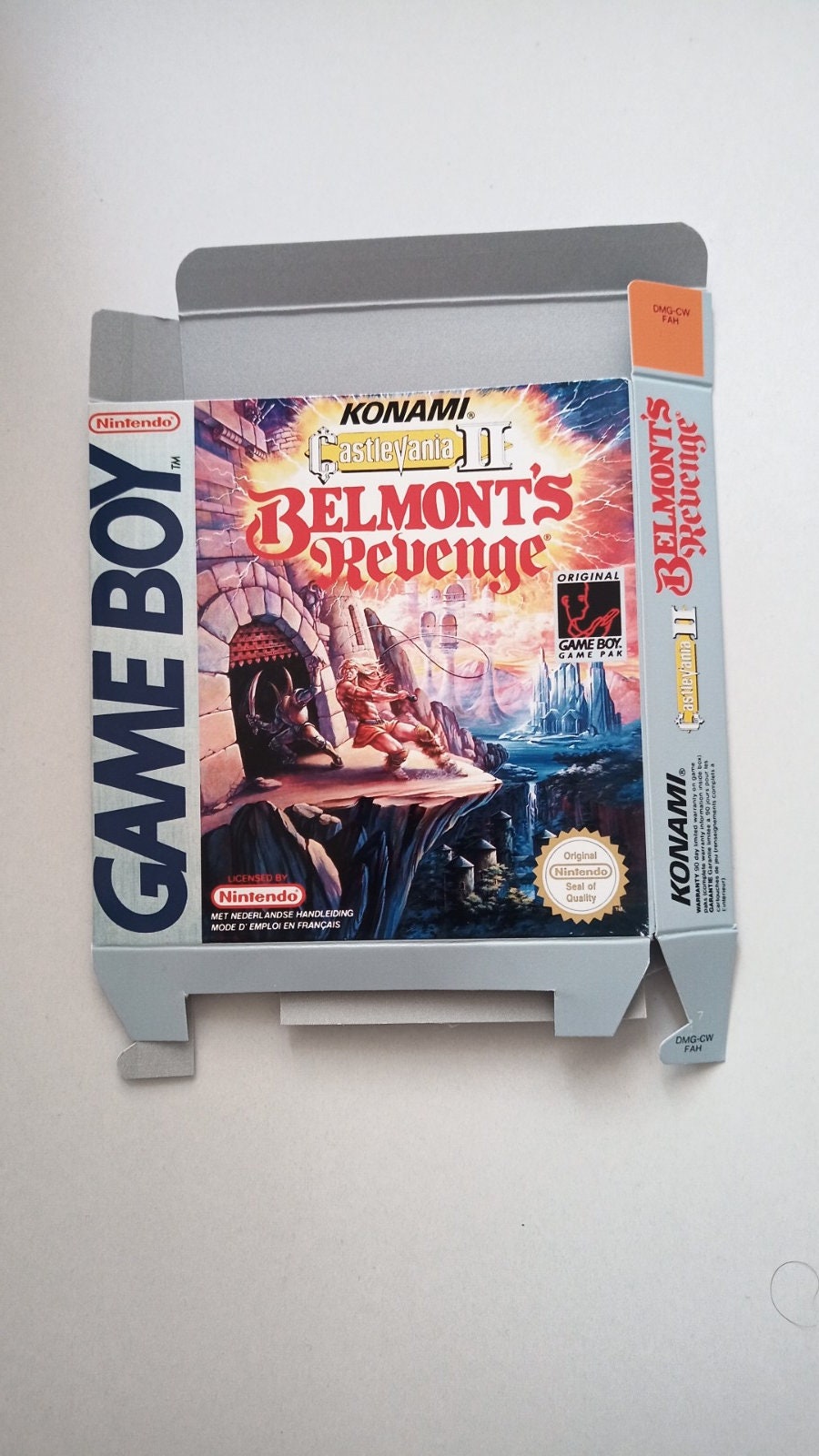 Game Boy Catlevania 2 Belmont's Revenge Box - Etsy