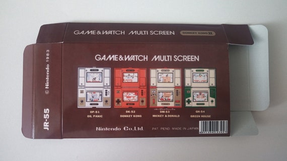 Game & Watch Donkey Kong II Box - Etsy